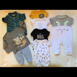 Newborn gently used clothes